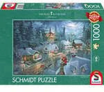 Thomas Kinkade Studios: Santa''s Silent Night, Puzzle