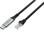 USB-A 3.2 Gen1 > RJ-45 Ethernet Kabel, 1Gbit/s, Adapter
