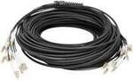 Glasfaser Universal Breakout Kabel, Duplex, LC/UPC Stecker, Multimode OM4
