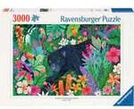 Puzzle Panther im bl&uuml;henden Dschungel