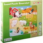 Sound Holzpuzzle Bauernhof, 6-teilig, mit Sound