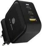 3-Port Steckerladeger&auml;t IB-PS103-PD, USB-A + 2x USB-C