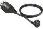 Steckeraufsatz "Schutzkontakt" Typ E + F 13A (EU), Adapter