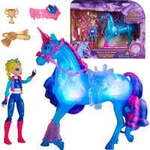 Unicorn Academy - Train and Glow River mit Isabel Set, Spielfigur