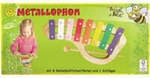 Metallophon Holz mit 8 Noten