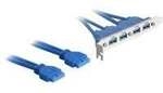 Slotblech USB3.0 Pin Header 19Pin, Slotblende