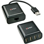 4 Port USB 2.0 Cat.6 Extender, USB-Extender
