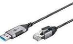 Ethernet-Adapterkabel USB-A 3.2 Gen1 > RJ-45, Slim