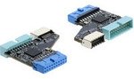 Intern 20 Pin Pfostenbuchse auf 20 Pin Pfostenstecker und Type-E Key A Buchse,