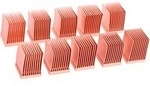 GPU RAM Copper Heatsinks 10x10mm, K&uuml;hlk&ouml;rper