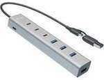 USB-C/USB-A Charging Metal HUB 7 port, USB-Hub
