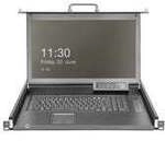 Modulare HD LCD KVM Konsole mit 17" TFT 8 Port Cat 5, KVM-Switch
