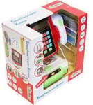 Touchscreen-Kasse mit Taschenrechnerfunktion und Handscanner, Kaufladen