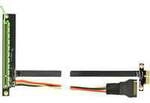 Riser Card PCIe x1>x16 mit flexiblem Kabel 80cm