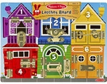 Melissa & Doug - Motoriktafel Schl&ouml;sser, Geschicklichkeitsspiel