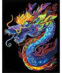 Diamond Painting Drache, Drachen