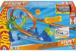 Stunt Tracks Turbo Looping Set mit Turbo-Doppel-Schleife und Multi-Car-Launcher,