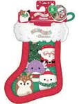 Weihnachts-Pl&uuml;sch-Socke inklusive 4 Micromallows, Kuscheltier