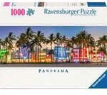 Puzzle Panorama - Nachtlichter am Ocean Drive