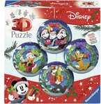 3D Puzzleball Disney Weihnachtskugel-Set
