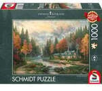 Thomas Kinkade Studios: Herbstabend am See, Puzzle