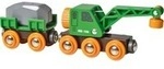 World Gr&uuml;ner Kranwagen mit Anh&auml;nger, Spielfahrzeug