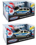 Polizeiauto mit Polizeikelle im Ma&szlig;stab 1:18, Modellfahrzeug
