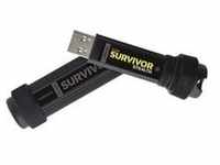 Flash Survivor Stealth 64 GB, USB-Stick - schwarz, USB-A 3.2 Gen 1