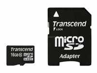 microSDHC Card 16 GB, Speicherkarte - schwarz, Class 10