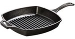 Grillpfanne L8SGP3 eckig, mit Stiel und Griff