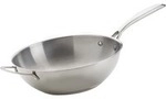 Grill-Wok aus Edelstahl