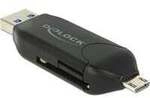 Micro USB OTG Kartenleser + USB 3.0 A Stecker
