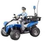 Polizei-Quad mit Polizist und Ausstattung, Modellfahrzeug