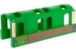 World Flexibler Tunnel, Bahn