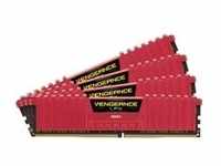 DIMM 64 GB DDR4-2133 (4x 16 GB) Quad-Kit, Arbeitsspeicher - rot, CMK64GX4M4A2133C13R,