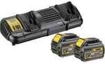 XR FLEXVOLT Akku Starterkit DCB132T2, inkl. 2x Akku 54Volt 2Ah, Set