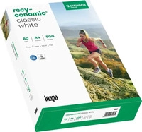 Inapa 2100011075, Inapa Recyconomic Classic white A4, Papier DIN A4 (500...