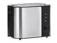 Automatik-Toaster AT 2589 - edelstahl/schwarz, 800 Watt, für 2 Scheiben Toast
