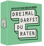 Dreimal darfst du raten - Hier gleicht keine Runde der Anderen, Partyspiel