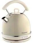 Vintage Wasserkocher Beige, rund