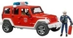 Jeep Wrangler Unlimited Rubicon Feuerwehrfahrzeug mit Feuerwehrmann, Modellfahrzeug