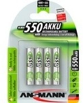 550mAh, Akku