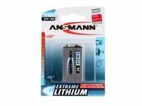 Extreme Lithium 9V-Block, Batterie - silber, 1x Lithium