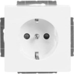 Steckdosen-Einsatz Schutzkontakt Steckdose 2 Pole plus Erde 16 Ampere 250 Volt Typ F