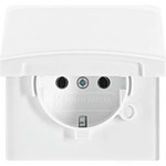 Schutzkontakt-Steckdosen-Einsatz Schuko Typ F Unterputz mit Durchschleiffunktion IP44