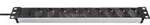 Alu-Line 19" Steckdosenleiste 9-fach