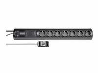 Primera-Tec Steckdosenleiste Comfort Switch Plus 7-fach - schwarz, 2 Meter,...