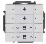 Tastsensor vierfach mit Busankoppler Typ 6127/01-84 f&uuml;r KNX Installationsbus