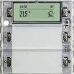 Tastsensor Drei Plus zwei-fach f&uuml;r KNX mit Inbetriebnahme-Wippe