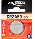 Lithium Knopfzelle CR-2450, Batterie